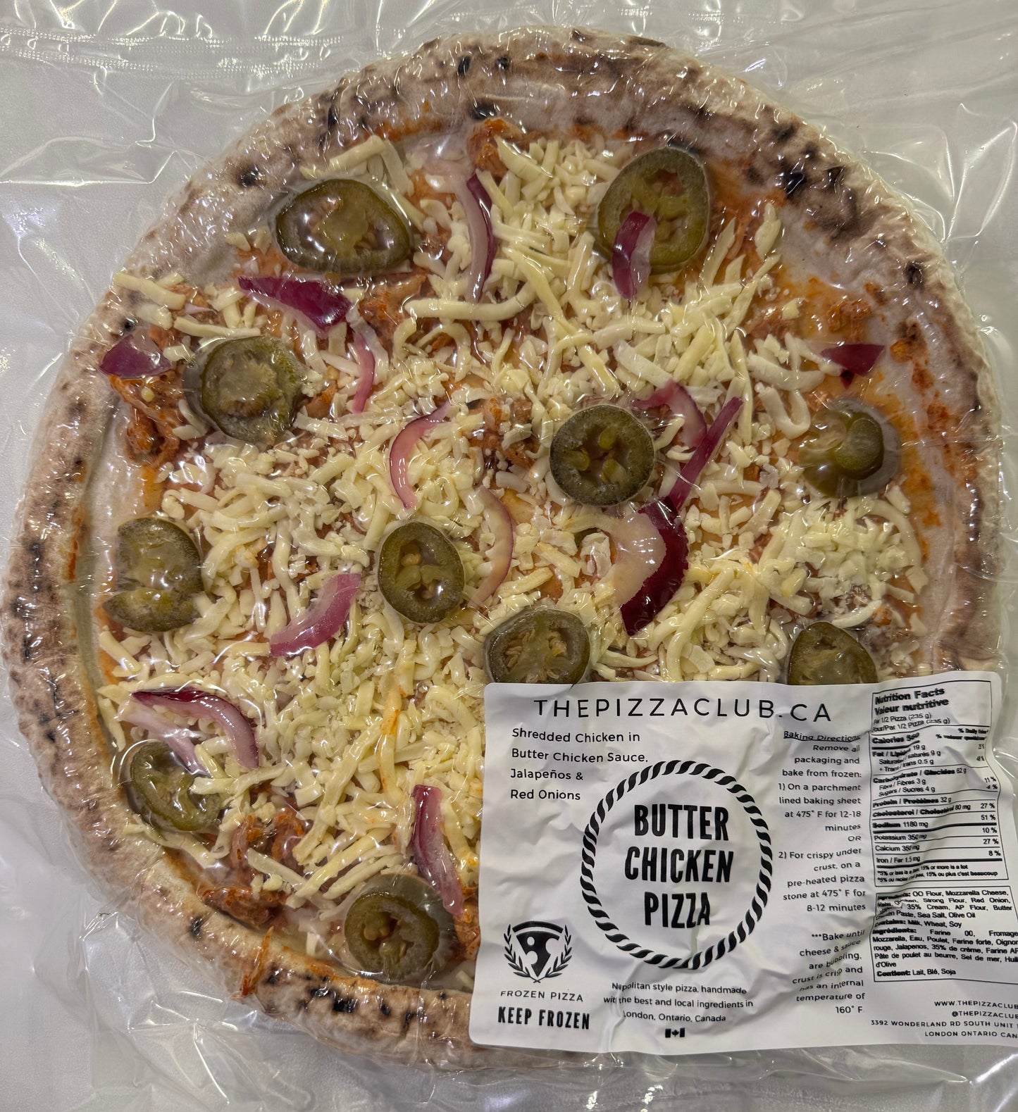 Butter Chicken Pizza