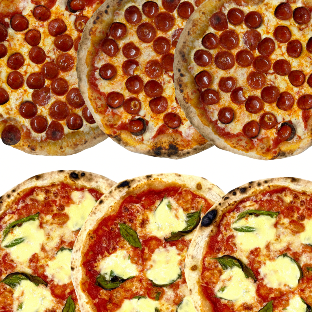 Pep & Marg Pack - 6 pizzas